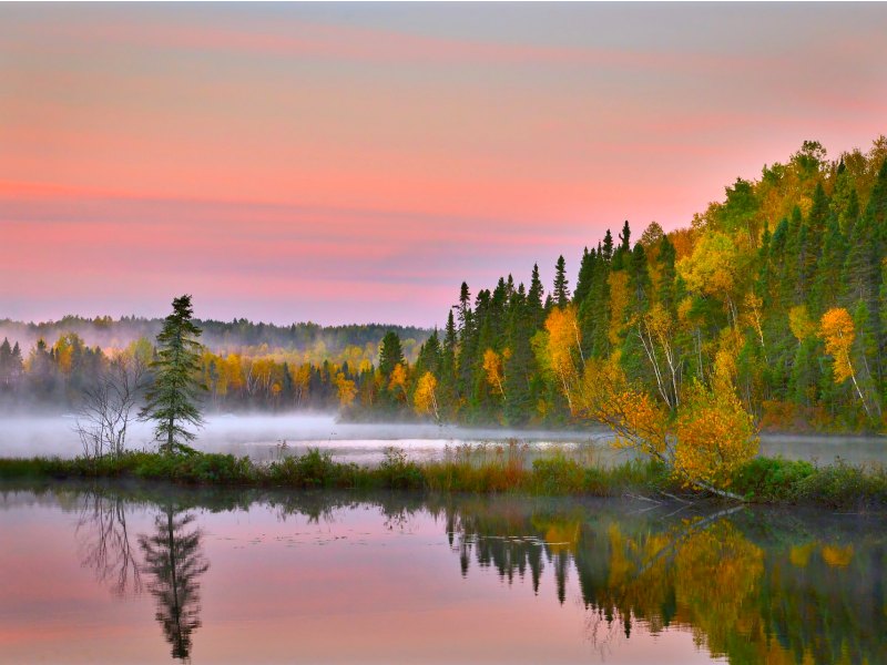 Canada fall landscape