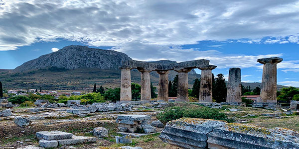 Corinth, Greece is the successor to an ancient city.