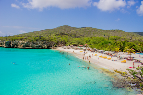 Beautiful beach in Curacao.