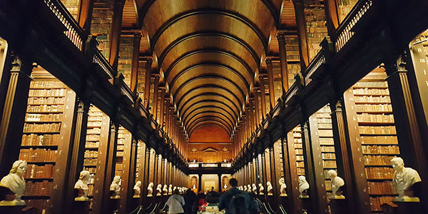 Old Library in Dublin, Ireland.
