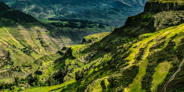 Ethiopia highlands.
