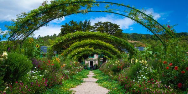 A stunning garden in France.