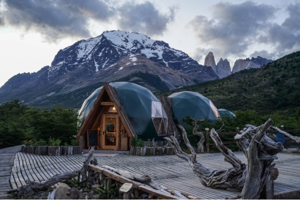 Glamping camp in Chile.