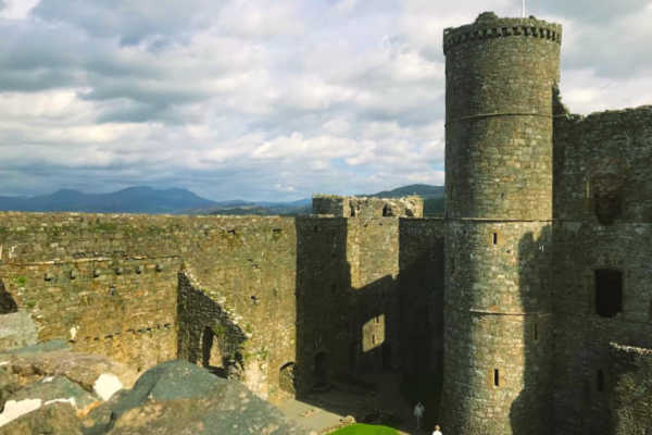 Harlech Castle in Wales