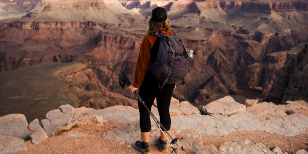 Hiking in the Grand Canyon is a popular and unforgettable experience.