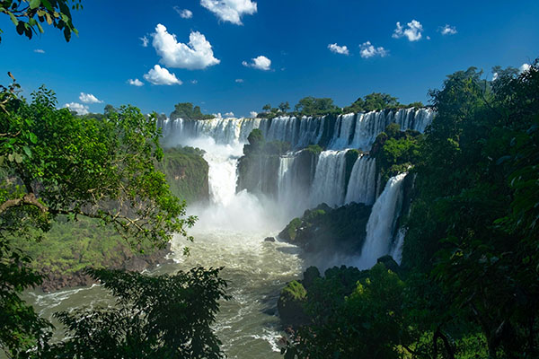 Iguazu Falls in Iguazu National Park locate in Argentina.