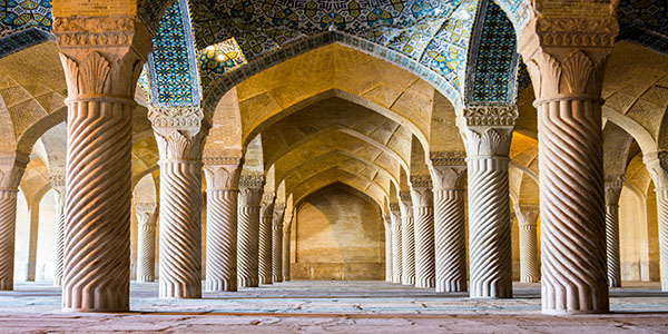 The Vakil Mosque in Shiraz, Iran.
