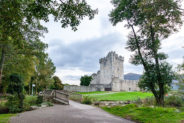 Ross Castle located in County Kerry, Ireland.