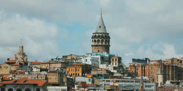 Galata Tower in Istanbul, Turkey.