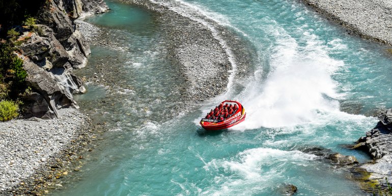 Jetboating in New Zealand