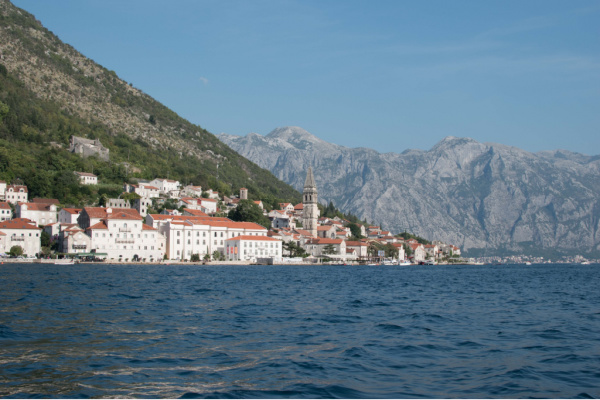 Perast, a beautiful town in Montenegro.
