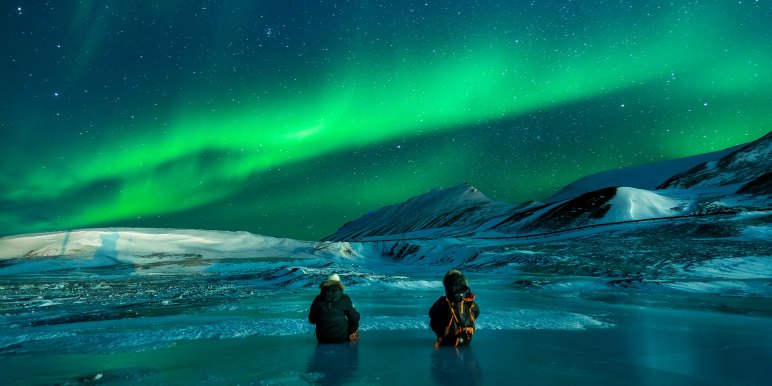 Northern lights in Alaska
