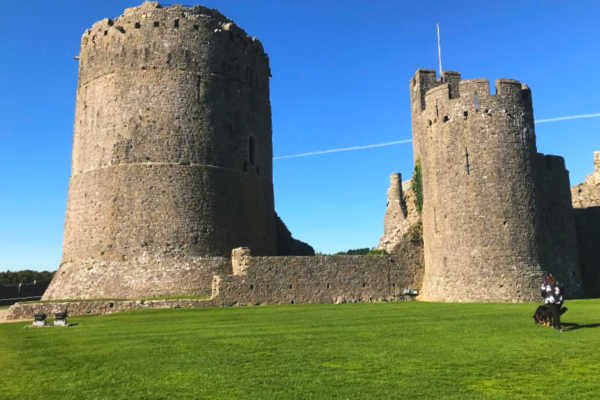 Pembroke Castle in Wales