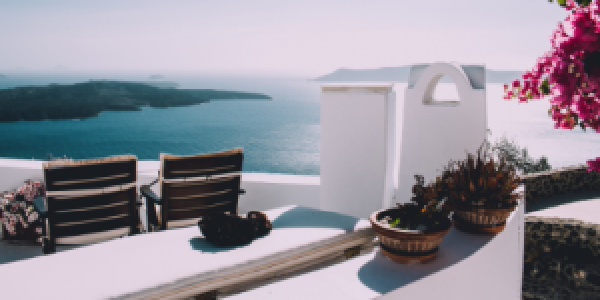 Luxury in Santorini, Greece.
