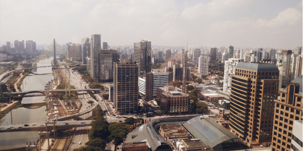 City view of Sao Paulo, Brazil.