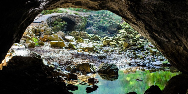 skocjan cave in slovenia